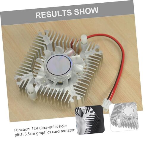 Sewroro Silent GPU Fan Cooler Replacement Cooling Fan for Graphics Card Computer Accessory with Precision Bearings Low Noise Radiator Cooling Device in Kuwait