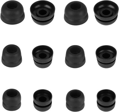6 Pairs Double Flange Earbud Tips Compatible with Beats Fit Pro Ear Tips Silicone Ear Bud Tips Replacement Earbuds Cap White S M L in Saudi Arabia