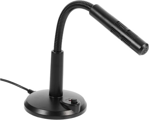 ميكروفون Veemoon USB مع ميكروفون زاوية لسطح المكتب للكمبيوتر المحمول وبث الألعاب وجودة الصوت وخفيف الوزن وملحق تسجيل محمول in Kuwait