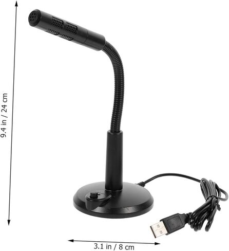 ميكروفون USB غامض مع ميكروفون سطح المكتب عالي الحساسية لبث الدردشة الصوتية وتسجيل ملحقات الكمبيوتر in Kuwait