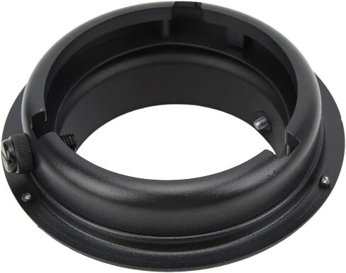 محول حلقة Speedring Ring من Photo Studio، محول ضوء فلاش صغير للتصوير الفوتوغرافي، قطر Softbox أقل من 98 مم، سبائك الألومنيوم أسود، محمول عالي الأداء ومتعدد الاستخدامات in Saudi Arabia