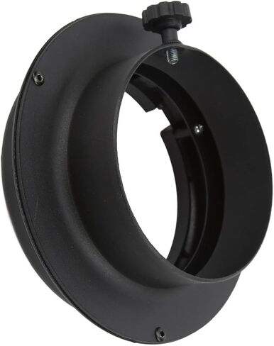 محول حلقة Speedring Ring من Photo Studio، محول ضوء فلاش صغير للتصوير الفوتوغرافي، قطر Softbox أقل من 98 مم، سبائك الألومنيوم أسود، محمول عالي الأداء ومتعدد الاستخدامات in Saudi Arabia