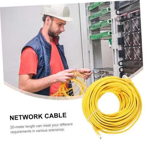 سلك إيثرنت Cat5e طويل بطول 20 مترًا، كابل شبكة مجدول موثوق به لأجهزة التوجيه المنزلية in Kuwait