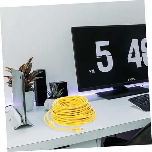 سلك إيثرنت Cat5e طويل بطول 20 مترًا، كابل شبكة مجدول موثوق به لأجهزة التوجيه المنزلية in Kuwait