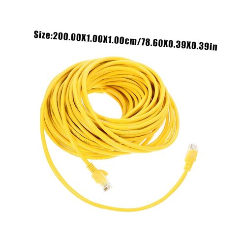 20m Ethernet Cable Cat High- Cord for Home Computers and Routers Snagless for Gaming and Streaming in Saudi Arabia