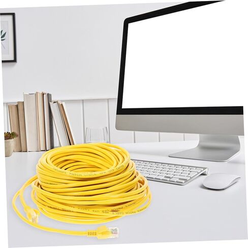 20m Ethernet Cable Cat High- Cord for Home Computers and Routers Snagless for Gaming and Streaming in Saudi Arabia