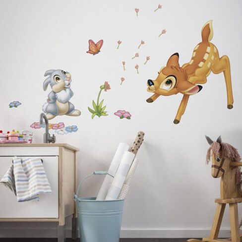 Komar 14043h Disney Bambi Freestyle Deco Sticker, Multi-Colour, Set of 17 Pieces in Saudi Arabia