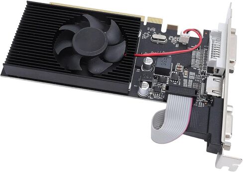 R5 230 Computer Graphics Card, 2GB 64 Bit GDDR3, DVI,HDMI,VGA, 625MHz Low Profile Video Card, PCI Express X16 Computer Graphics Card, Ready GPU in Saudi Arabia