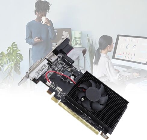 R5 230 Computer Graphics Card, 2GB 64 Bit GDDR3, DVI,HDMI,VGA, 625MHz Low Profile Video Card, PCI Express X16 Computer Graphics Card, Ready GPU in Saudi Arabia