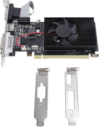 R5 230 Computer Graphics Card, 2GB 64 Bit GDDR3, DVI,HDMI,VGA, 625MHz Low Profile Video Card, PCI Express X16 Computer Graphics Card, Ready GPU in Saudi Arabia