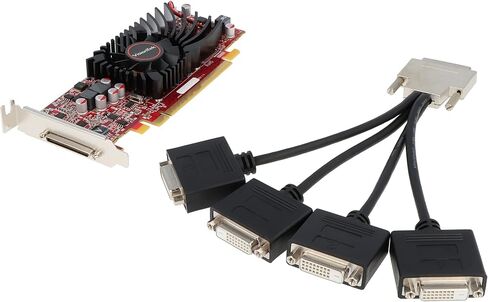 بطاقة رسومات VisionTek Radeon 5570 SFF 1GB DDR3 4M VHDCI DVI (4x DVI-D) - 900345 in Saudi Arabia