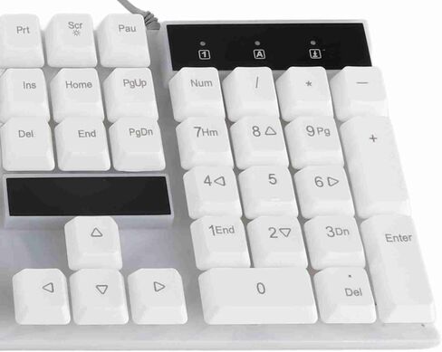 مجموعة لوحة مفاتيح وماوس، 104 مفاتيح RGB بإضاءة خلفية سلكية USB لوحة مفاتيح وماوس للألعاب مع اتصال ثابت وكتابة مريحة، للكمبيوتر المحمول في المنزل والمكتب in Kuwait