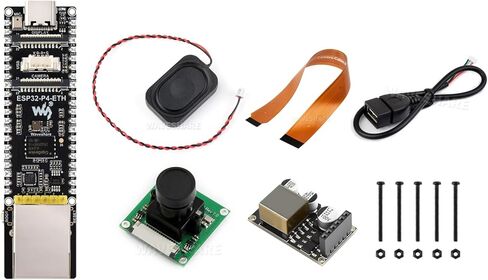 ESP32-P4-ETH High-Performance Development Board, Based On ESP32-P4, with 100 Mbps RJ45 Ethernet Port, with Pre-soldered Headers (ESP32-P4-ETH-M) in Saudi Arabia