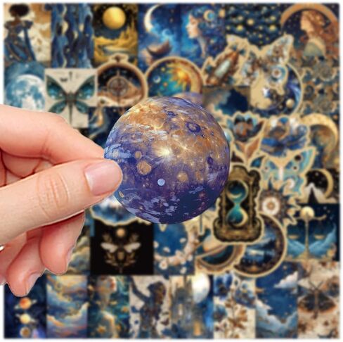 50PCS Cosmic Vortex Stickers Suitable for Laptops, Luggage, Notebooks, Mobile Phone Cases, Decorative Stickers in Saudi Arabia