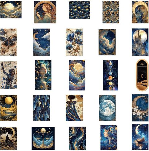 50PCS Cosmic Vortex Stickers Suitable for Laptops, Luggage, Notebooks, Mobile Phone Cases, Decorative Stickers in Saudi Arabia