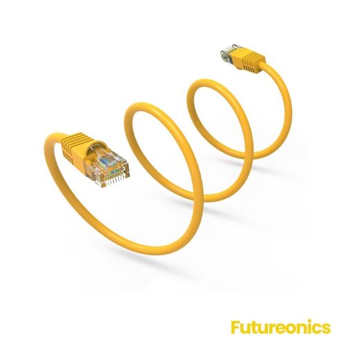 (10 Pack Cat 6 Ethernet Cable 30 Feet Yellow UTP Booted 30 FT Computer Network Cable, Internet Cable, Cat 6 Cable in Saudi Arabia