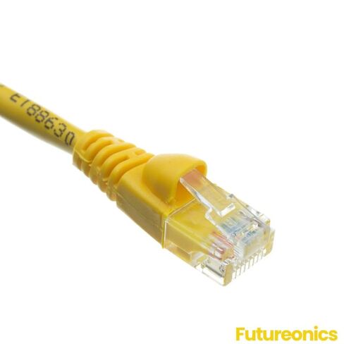 (10 Pack Cat 6 Ethernet Cable 30 Feet Yellow UTP Booted 30 FT Computer Network Cable, Internet Cable, Cat 6 Cable in Saudi Arabia