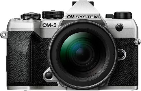 OM SYSTEM OM-5 Mark II SLV w/M.ZUIKO Digital ED 12-45mm F4.0 PRO KIT Compact Light Weight Weather Sealed 4K Video Camera Best for Outdoor Travel in Kuwait