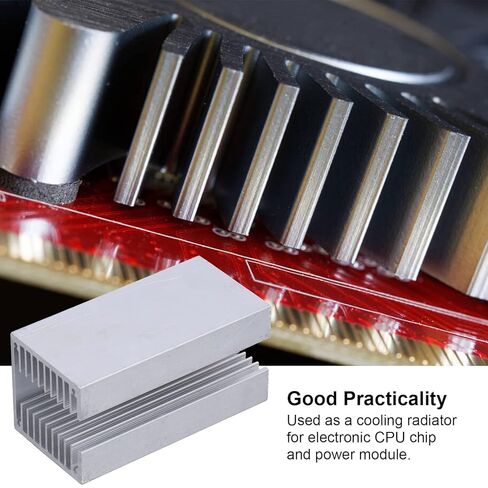 Oumefar U Type Heat Sink، مبرد حراري من الألومنيوم مقاس 100 × 50 × 50 مم مع منطقة اتصال هوائية كبيرة للتبريد السريع، لضبط الصناديق العلوية ومشغلات LED وأجهزة التوجيه ووحدات المعالجة المركزية MOS in Kuwait
