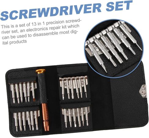 TEHAUX Precision Screwdriver Set Mini Tool Kit Magnetic Screwdriver Head for Electronics Repair Watch Repair Kit for Tablet Pc Cellphone in Saudi Arabia
