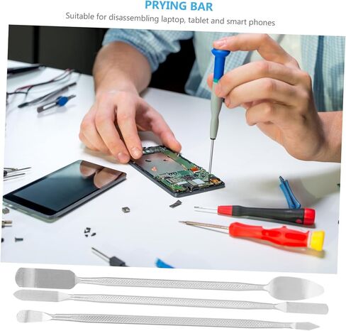NUOBESTY Stainless Steel Prying Bar Durable Repair Tools for Laptop Tablet Smartphone Disassembly Double Head Design for Versatile Use Easy Handling Scratch Protection in Saudi Arabia
