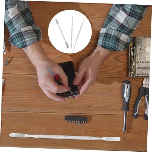 NUOBESTY Stainless Steel Prying Bar Durable Repair Tools for Laptop Tablet Smartphone Disassembly Double Head Design for Versatile Use Easy Handling Scratch Protection in Saudi Arabia