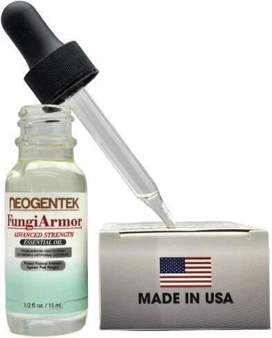 FungiAmor Essential Oil Fight Nail Fungus I Made From 14 Ultra-Powerful Botanical Oils I Ultra Strength | Promotes Healthy Nail | Renew | Restore Weak & Discolored Nails - Made in USA 15ML in Saudi Arabia
