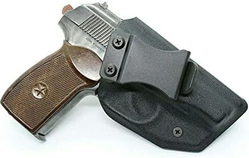 Makarov Kydex Holster Adjustable IWB Right Hand Carry Black Fit (Макаров ПМ 9x18mm) in Saudi Arabia