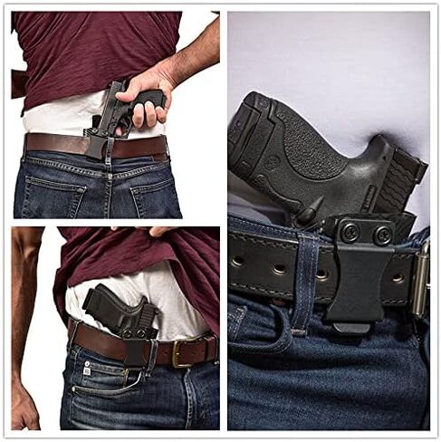 Makarov Kydex Holster Adjustable IWB Right Hand Carry Black Fit (Макаров ПМ 9x18mm) in Saudi Arabia