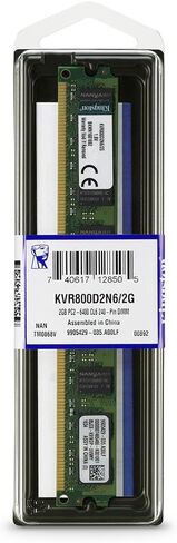 Kingston ValueRAM 2GB 800MHz DDR2 Non-ECC CL6 DIMM Desktop Memory in Saudi Arabia