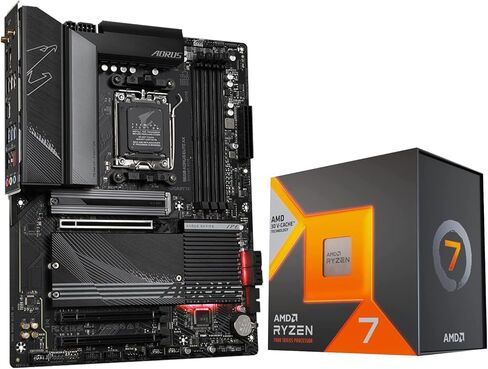 INLAND Micro Center AMD Ryzen 7 7800X3D 8-Core16-Thread Desktop Processor Bundle with GIGABYTE B650 AORUS Elite AX AM5 DDR5 ATX Gaming Motherboard in Saudi Arabia