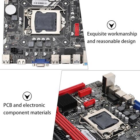 Zerodeko B75m 1155 كمبيوتر مكتبي اللوحة الأم Ddr3 Matx اللوحة الرئيسية المتوافقة مع معالجات I3 للحوسبة المنزلية والمكتبية in Kuwait