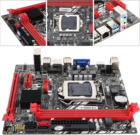 Zerodeko B75m 1155 كمبيوتر مكتبي اللوحة الأم Ddr3 Matx اللوحة الرئيسية المتوافقة مع معالجات I3 للحوسبة المنزلية والمكتبية in Kuwait