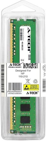 A-Tech 8GB Module for HP 110-210 Desktop & Workstation Motherboard Compatible DDR3/DDR3L PC3-12800 1600Mhz Memory Ram (ATMS372308B25781X1) in Saudi Arabia