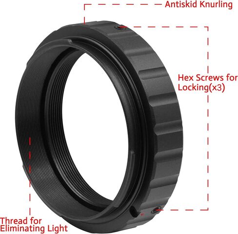 محول Alstar Ni kon T-Ring - حزمة مع - Ni kon T2 T-Ring ومحول T من M42 إلى 2 بوصة in Kuwait