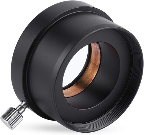 Telescope Eyepiece Adapter, Compression Ring Fitting, 2 to 1.25 Black Metal Telescope Eyepiece Mount Adapter Accessories Adaptor, for 1.25 Inch Mount of Telescopes in Saudi Arabia