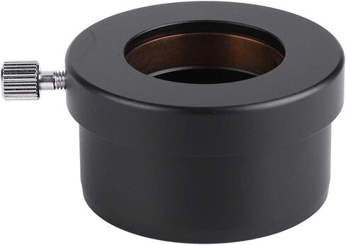 Telescope Eyepiece Adapter, Compression Ring Fitting, 2 to 1.25 Black Metal Telescope Eyepiece Mount Adapter Accessories Adaptor, for 1.25 Inch Mount of Telescopes in Saudi Arabia