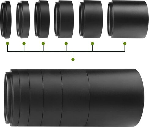 Astromania 1.25" T-Adapter - Bundle with - T2-Extension Tube Kit-5/8/10/15/20/40mm in Saudi Arabia