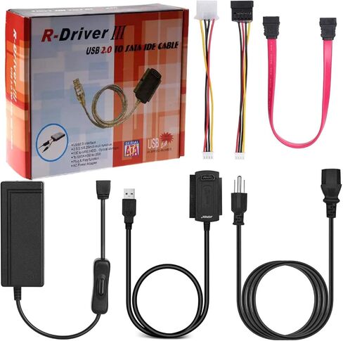 SANOXY A12940 SATA/PATA/IDE Drive to USB 2.0 Adapter Converter Cable Set in Saudi Arabia