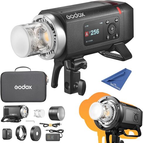 Godox AD300 Pro AD300Pro TTL Outdoor Flash - 300w 2.4G with 2600mAh Lithium Battery 1/8000 HSS 5600±100K Flash Strobe Monolight Compatible with Nikon Canon Sony Fuji Olympus Panasonic Camera in Saudi Arabia