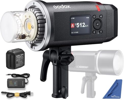 Godox AD300 Pro AD300Pro TTL Outdoor Flash - 300w 2.4G with 2600mAh Lithium Battery 1/8000 HSS 5600±100K Flash Strobe Monolight Compatible with Nikon Canon Sony Fuji Olympus Panasonic Camera in Saudi Arabia