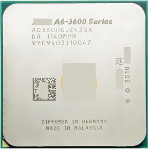 A6-Series A6-3600 A6 3600 2.1 GHz Quad-Core CPU Processor AD3600OJZ43GX Socket FM1 in Saudi Arabia
