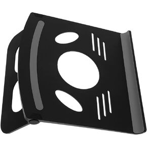 حامل كمبيوتر محمول محمول وحامل تبريد للمكتب، حامل كمبيوتر محمول رمادي قابل للطي مع تصميم جيد التهوية، ارتفاع قابل للتعديل لملحقات الكمبيوتر المحمول في المكتب والمنزل in Kuwait