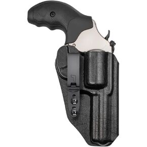 Tulster RATH IWB Kydex Revolver Holster يناسب: Smith & Wesson Model 60 3 "J-Frame .357 Magnum | يمكن استخدامه بكلتا اليدين داخل ملحق حزام الخصر المخفي in Kuwait