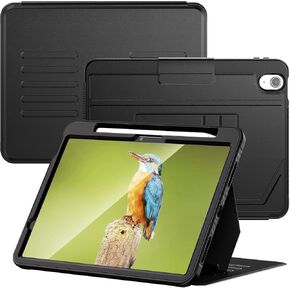 حافظة مغناطيسية لجهاز iPad Air 11 بوصة M3 2025 وM2 2024 - مغناطيس قوي، مقاومة للسقوط/الخدش مع حامل قلم، فتحة للبطاقات وحامل، أرجواني للأعمال in Kuwait