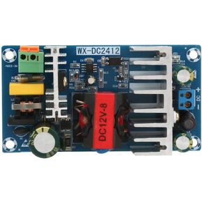 لوحة إمداد الطاقة Thincol WX-DC2412 12V 8A 100W، تيار متردد 90265 فولت، عامل شكل SFX، موصل ATX، مصدر طاقة داخلي للكمبيوتر in Saudi Arabia