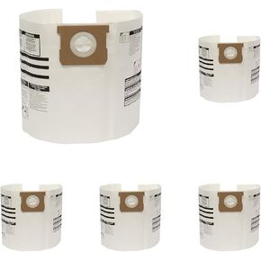 Shop-Vac 9066133 Disposable Filter Bags (3-Pack) | Fits 5-9 Gallon Vacs, For Dry Pick-Up Only, White Paper in Saudi Arabia