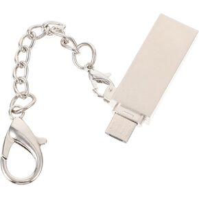 محول قارئ بطاقات الذاكرة Micro USB Data Converter للهواتف المحمولة قارئ Micro USB مع فتحة بطاقة متوافق مع نقل البيانات المحمولة in Kuwait