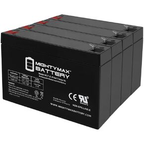 بطارية مايتي ماكس 6 فولت 7 أمبير SLA بديلة لبطارية ليثيوم ELB-0607-4 in Kuwait