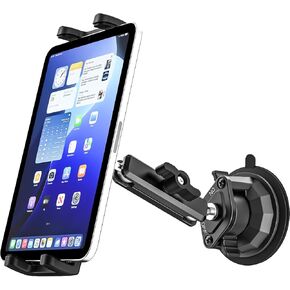 Car Holder for iPad Mini, Truck Windshield Tablet Mount with Super Suction Cup, 360° Adjustable Metal Arm Side Window Tablet Holder for iPad Mini 7 6 5 4 3 2, iPad Air Pro, iPhone, 4-13" Device in Saudi Arabia